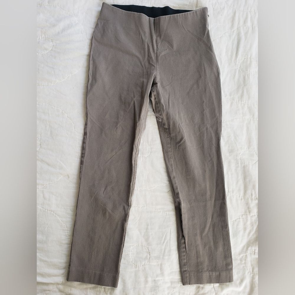 A New Day Womens Cropped Pants Stretchy Waist Band Work Trousers Size 8